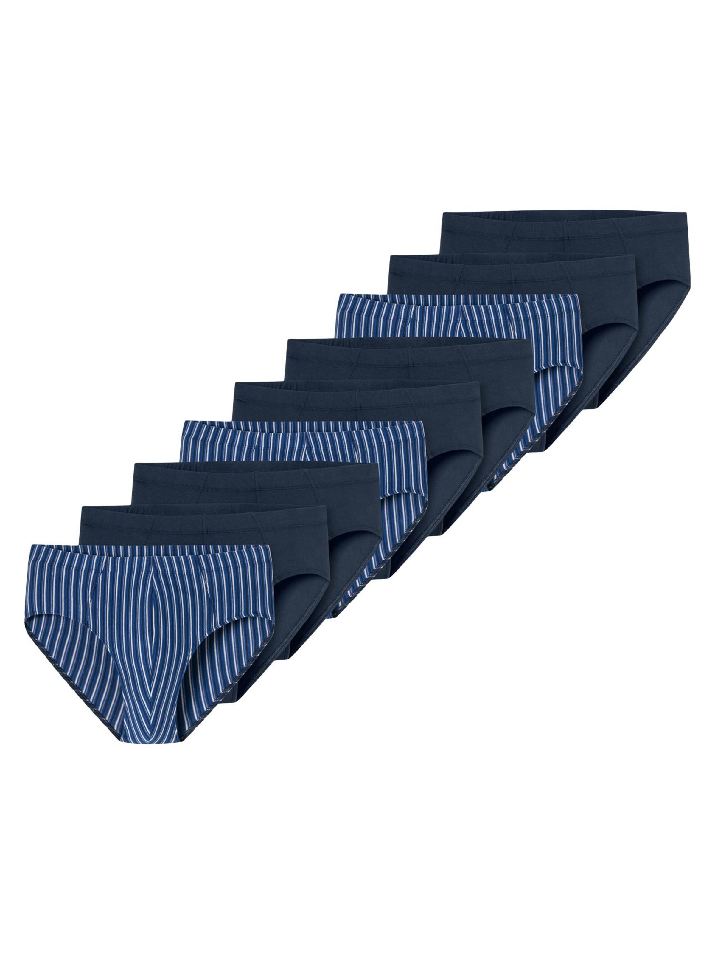 SCHIESSER Slip '95/5 Essentials - Cotton' in Blauw: voorkant