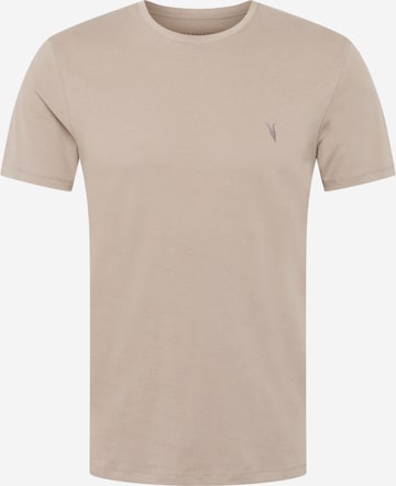 AllSaints Tričko – šedá: přední strana