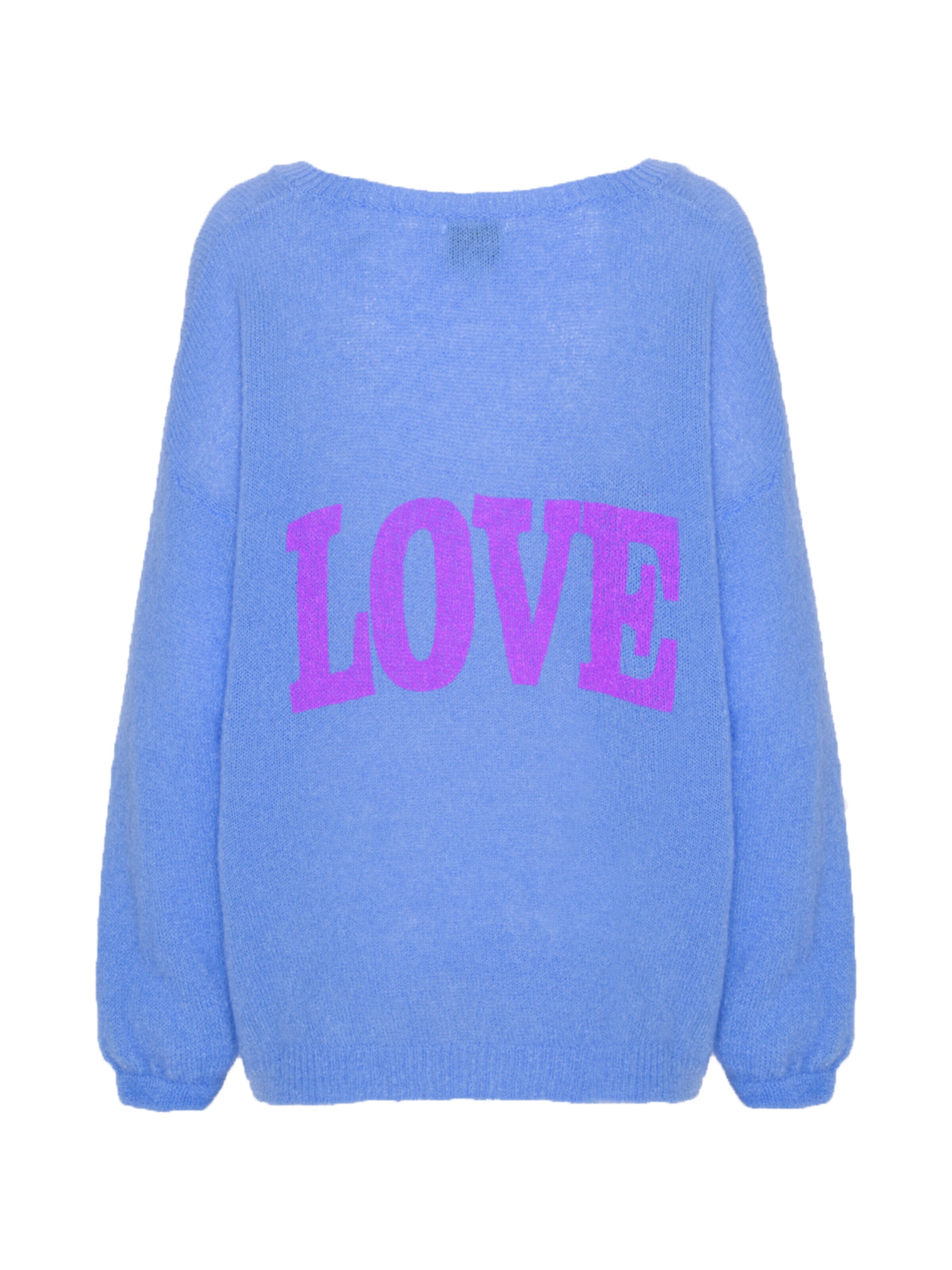 Pull-over oversize 'Silja' americandreams en bleu