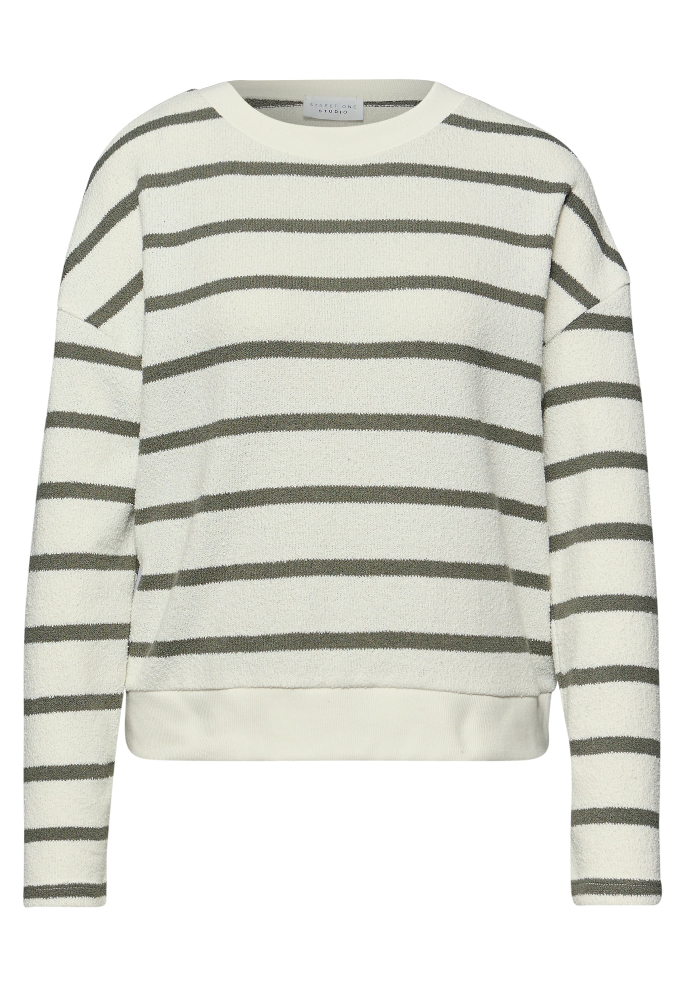 Street One Studio Shirt in Green / Off white, Item view