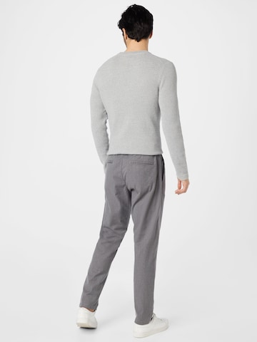 Effilé Pantalon chino 'York' SELECTED HOMME en gris