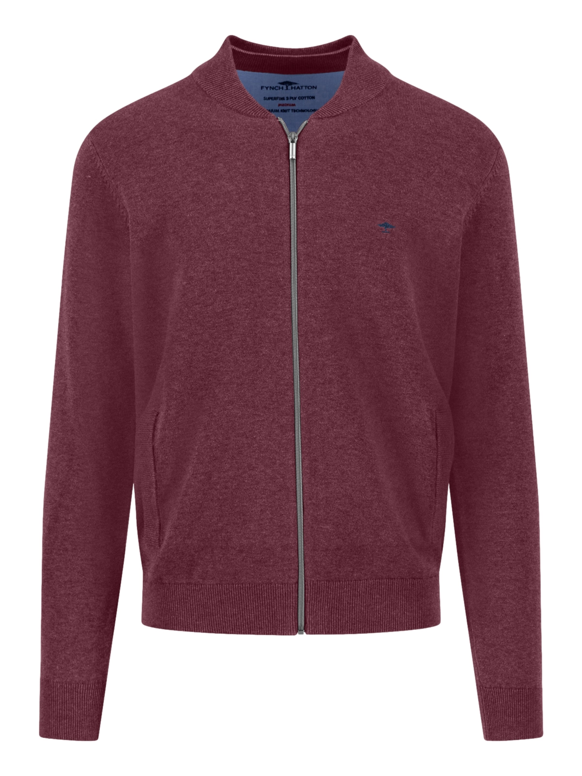 FYNCH-HATTON Strickjacke in bordeaux, Produktansicht