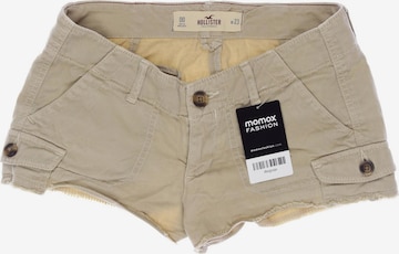 HOLLISTER Shorts in XXXS in Beige: front