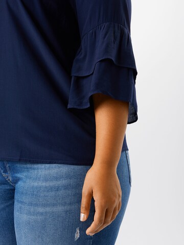 ABOUT YOU Curvy Blouse 'Dilara' in Blue