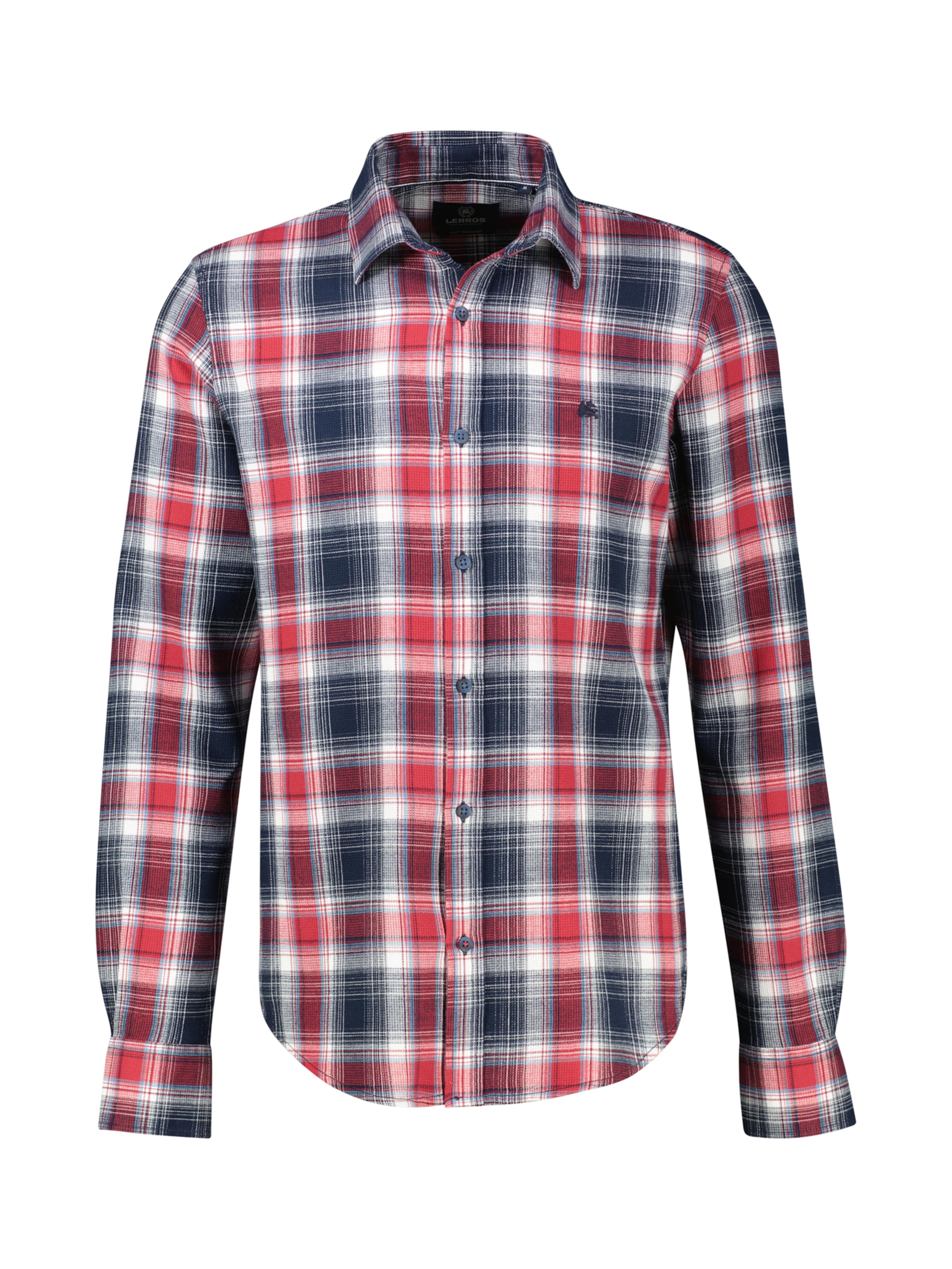 LERROS Regular fit Overhemd in Blauw: voorkant