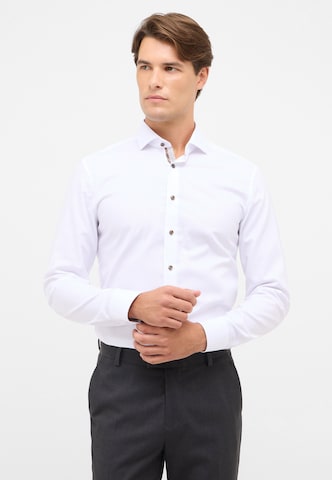 ETERNA Slim fit Zakelijk overhemd in Wit: voorkant