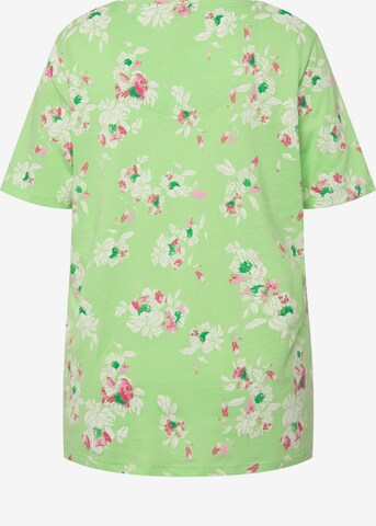 Ulla Popken Short Pajama Set in Green