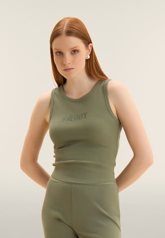 Freddy Top in Green: front
