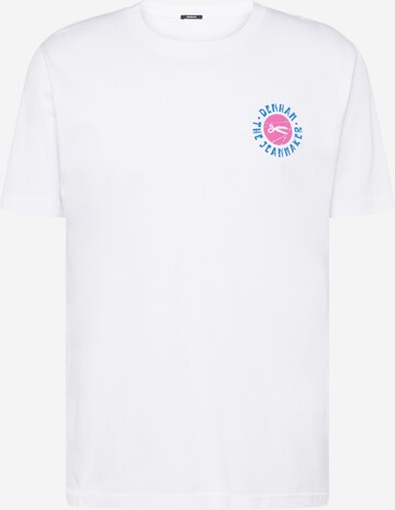 DENHAM T-shirt i vit: framsida