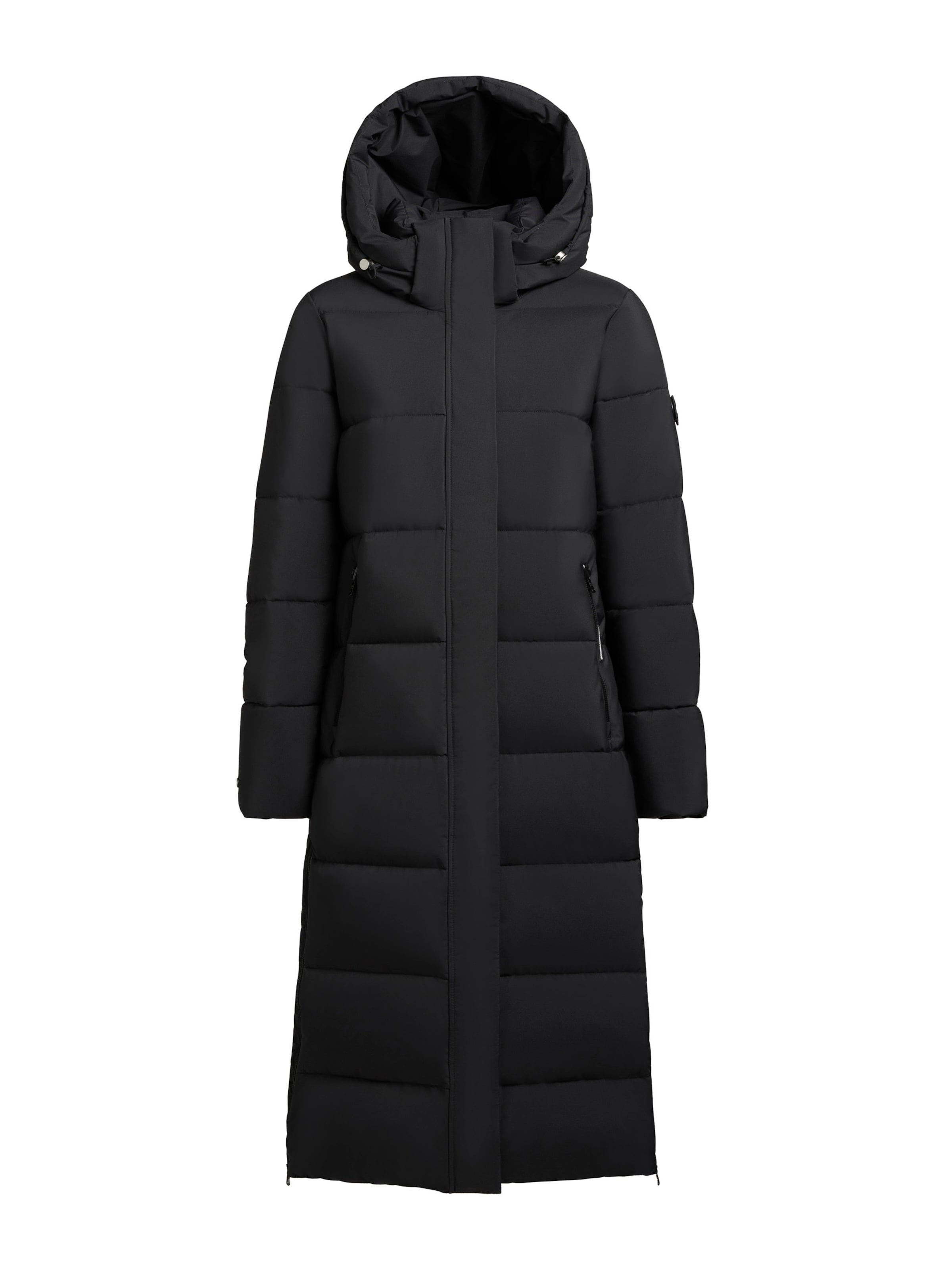 khujo Winter coat ' DOTE MATT ' in Black: front