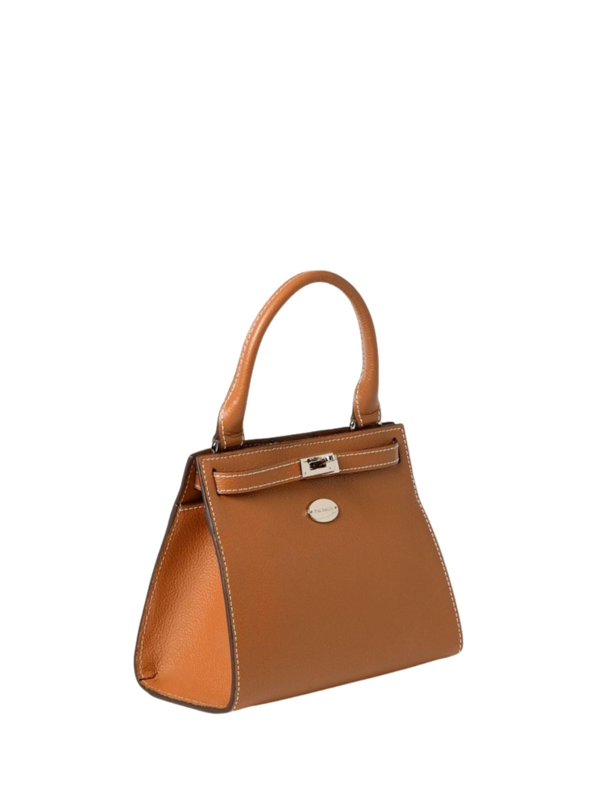 MAC DOUGLAS Handtas 'Mac Douglas Sacs À Main MINI Temple Buni Cuir Marron' in Bruin