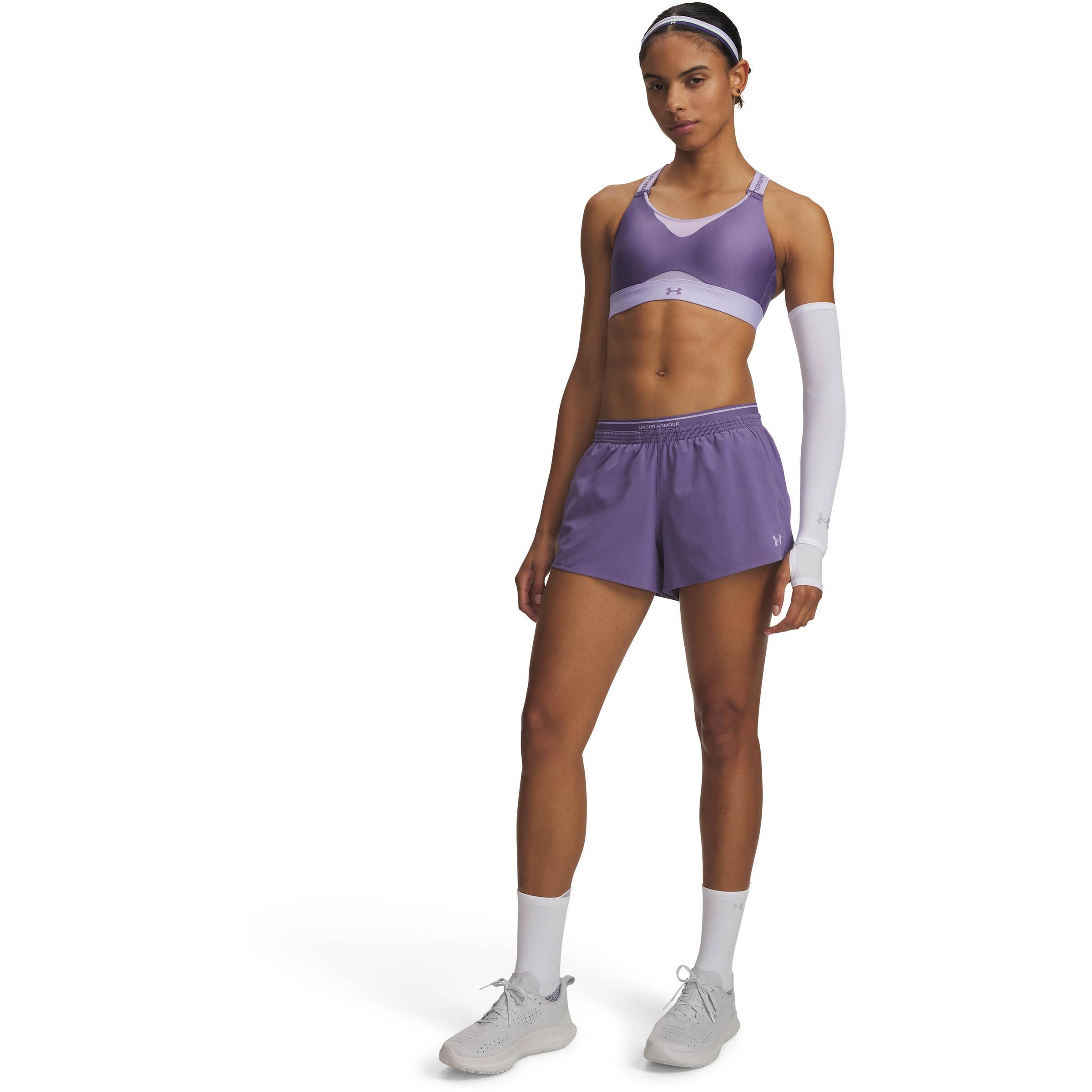UNDER ARMOUR Regular Sports trousers in Purple
