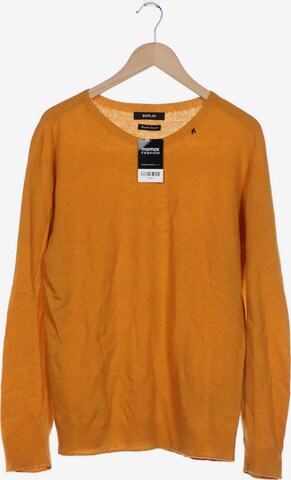 REPLAY Sweater & Cardigan in L in Orange: front