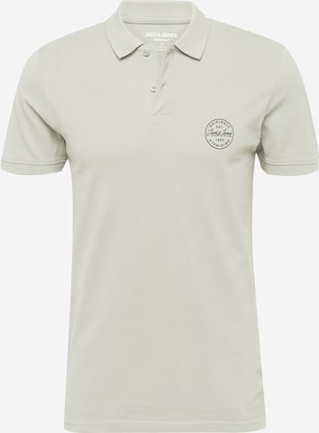 JACK & JONES Poloshirt 'SHARK' in Grau: predná strana