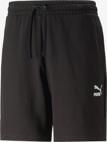 PUMA - regular Pantalón deportivo en negro: frente