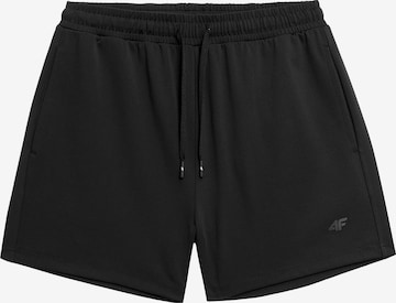 4F Regular Sports trousers in Black: front