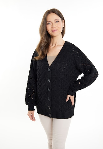 Cardigan 'Lurea' Usha en noir : devant