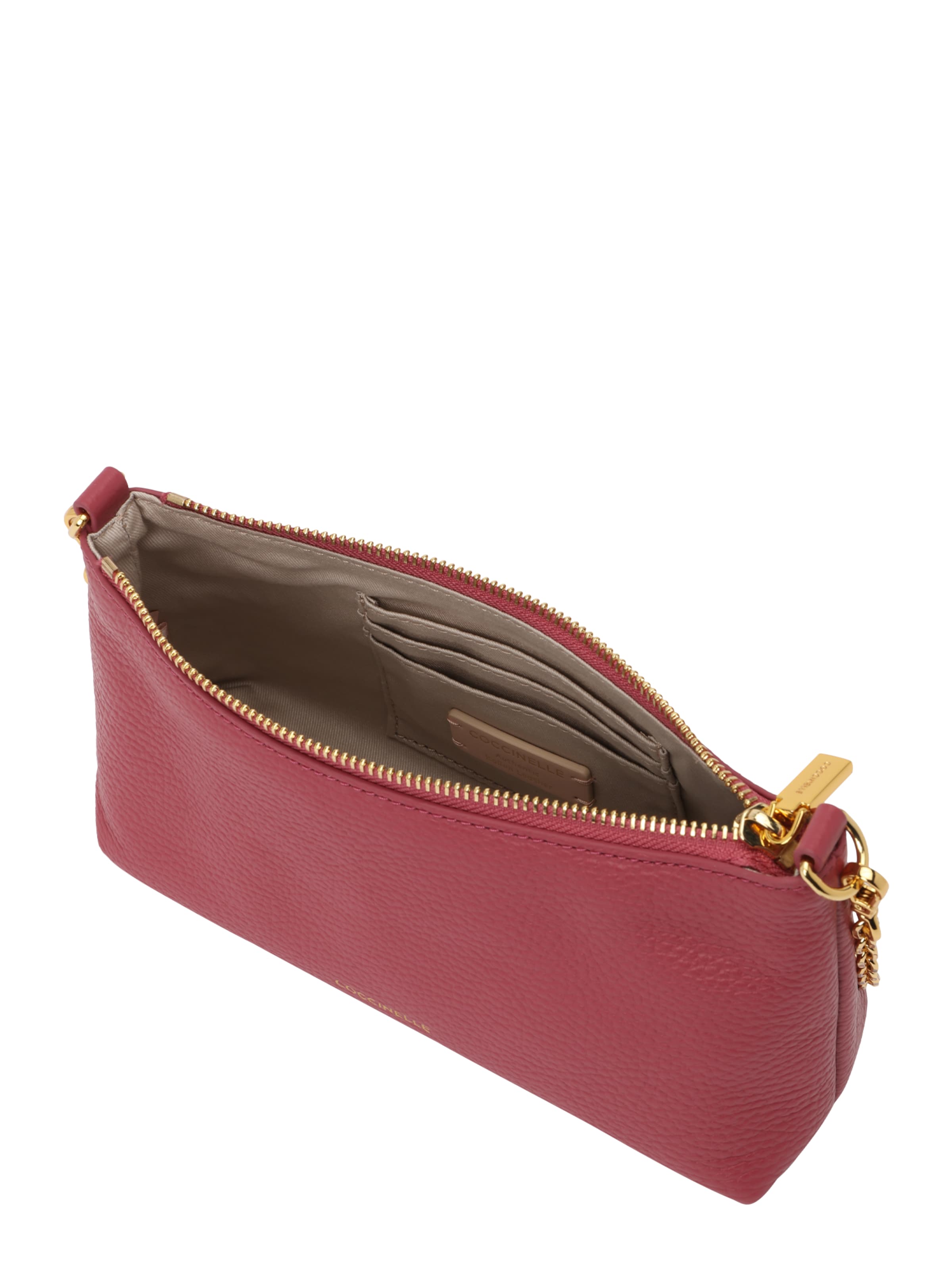 Coccinelle - Bolso de hombro 'AURA' en rojo: arriba