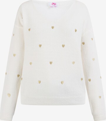 MYMO - Pullover 'Nolie' em branco: frente