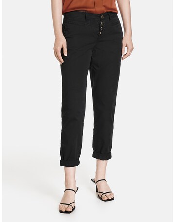 Regular Pantalon chino TAIFUN en noir : devant