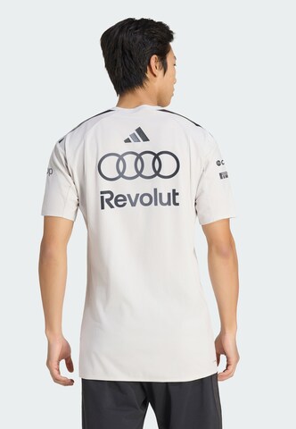 ADIDAS PERFORMANCE Functioneel shirt 'Audi Revolut Formula One Team Engineers & Marketing' in Wit: voorkant