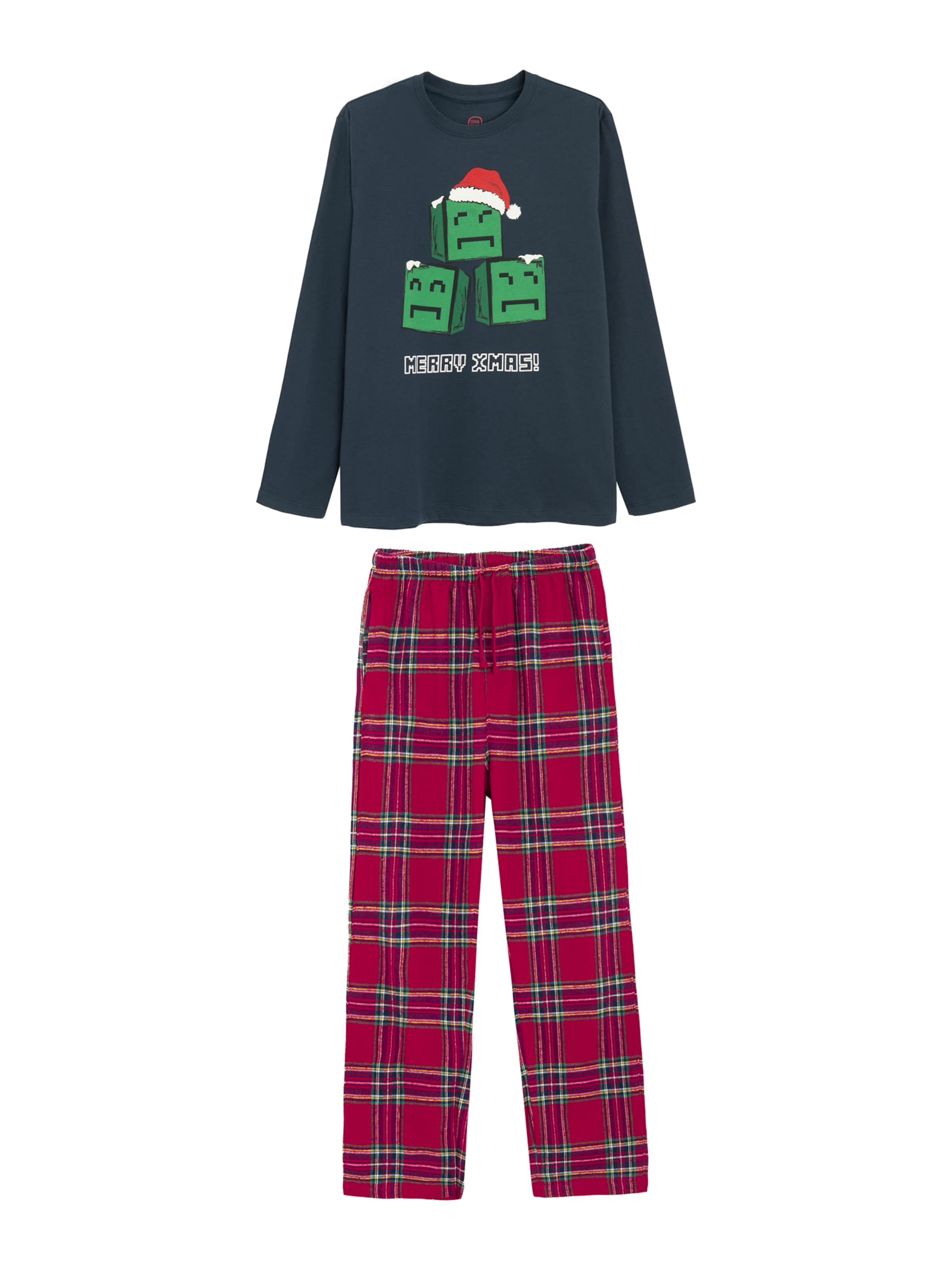 Cool Club Pyžamo – zelená: přední strana