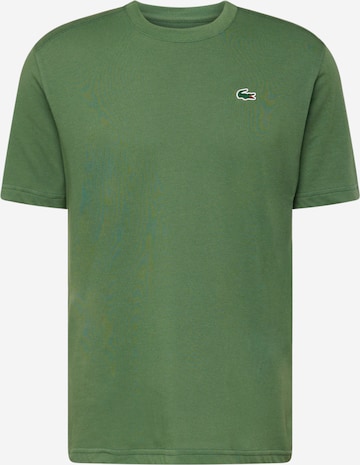 Lacoste Sport - Camiseta funcional en verde: frente