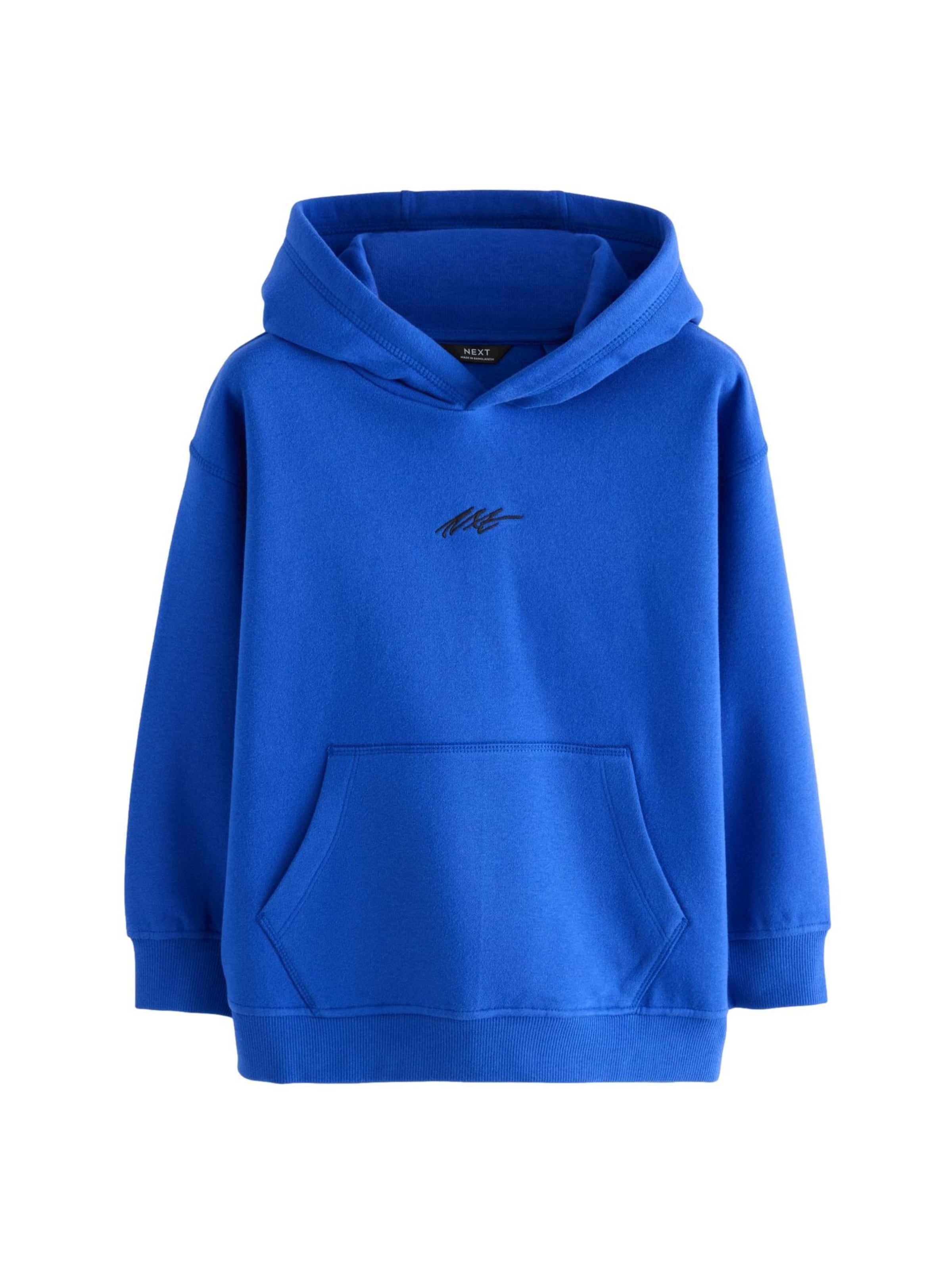 Next Sweatshirt i blå: forside