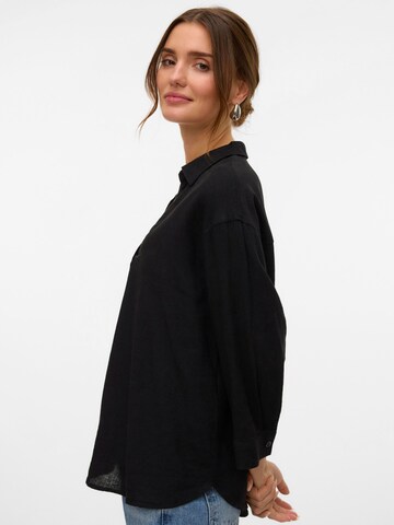 Chemisier 'VMLinn' VERO MODA en noir