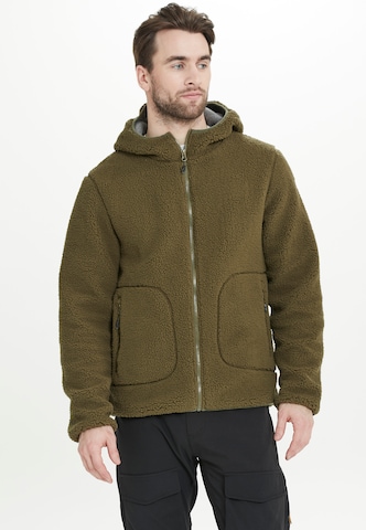 Whistler Athletic Fleece Jacket 'Cayden' in Green: front