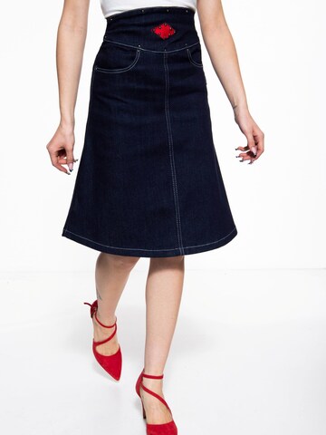 Queen Kerosin Rock‌‌ in Blau: Vorderseite