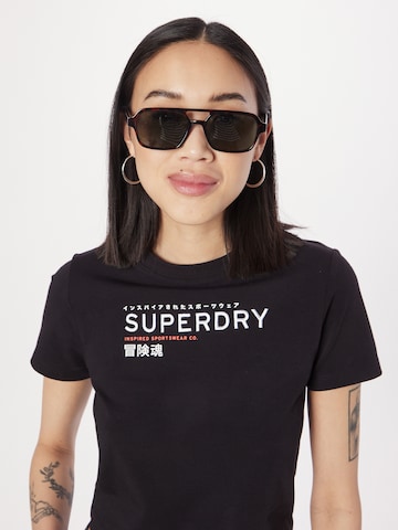 Superdry Футболка в Черный