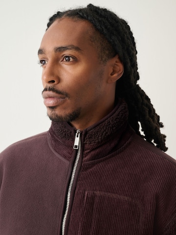 Next Флисовая куртка в Коричневый