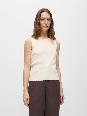 OBJECT - Top 'OBJKelly' en beige: frente