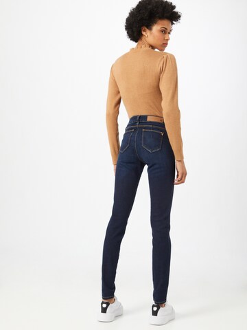 Yellow Blue Denim Skinny Džíny 'Yuliya Grey' – modrá