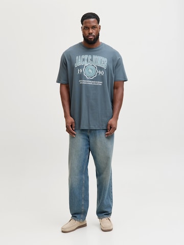 Jack & Jones Plus - Camiseta 'JJMako' en azul