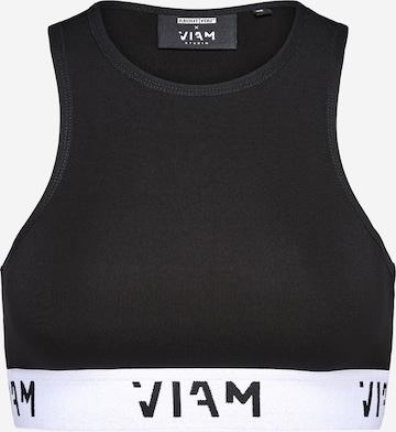 ABOUT YOU x VIAM Studio Top 'Decisive' in Black: front
