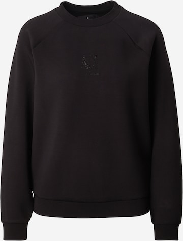 juoda ARMANI EXCHANGE Megztinis be užsegimo: priekis