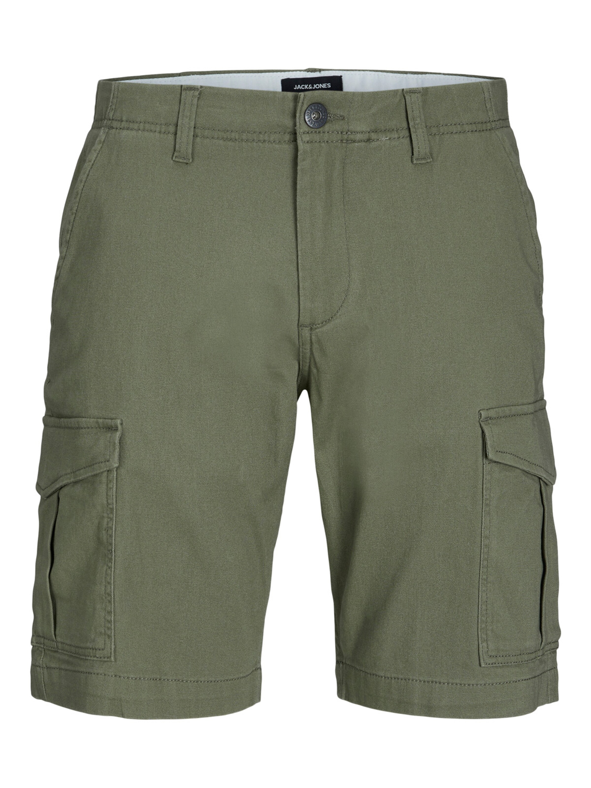 JACK & JONES Брюки-карго 'JJJoe' в Зеленый: спереди