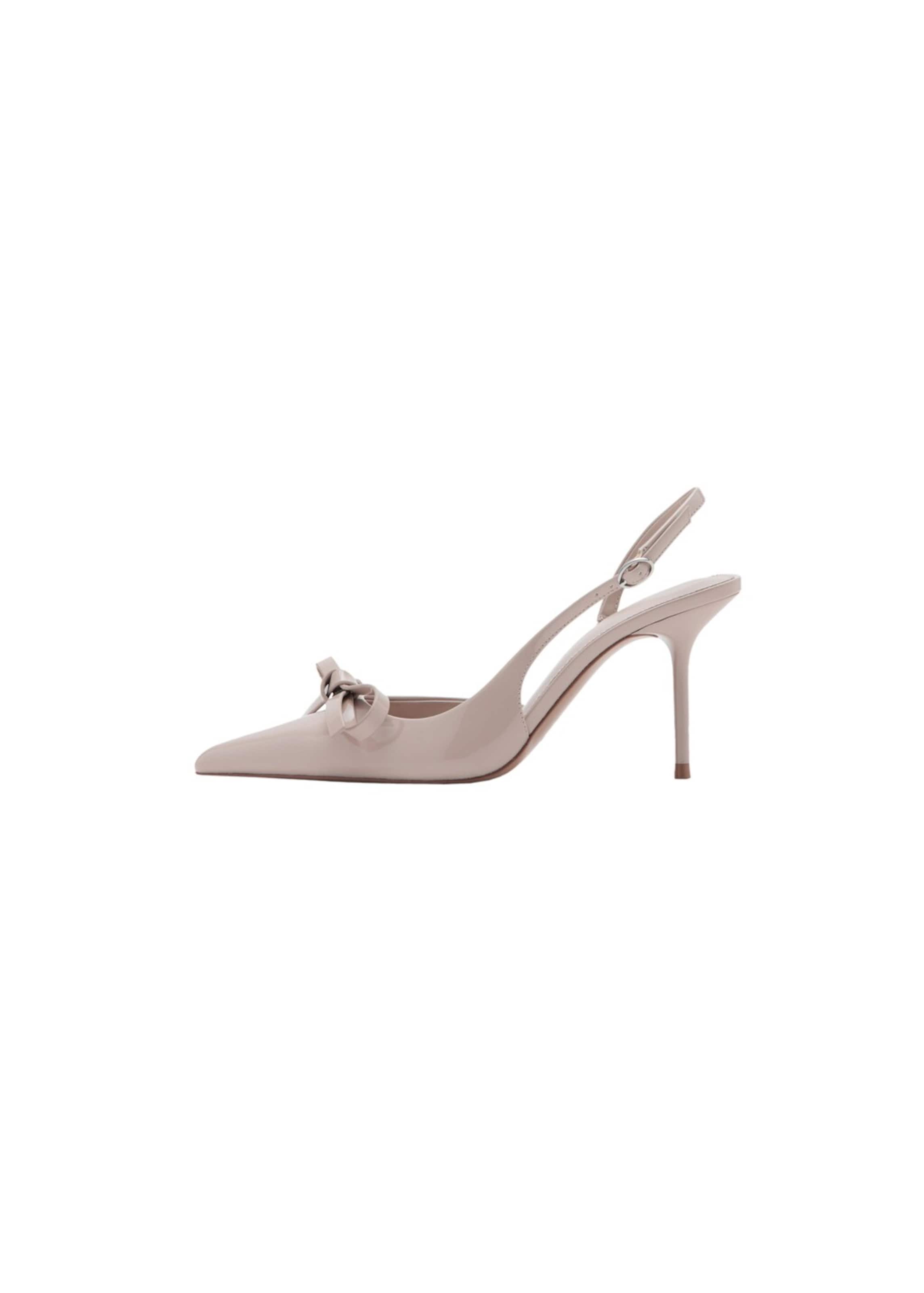 MANGO Slingback Pumps 'Coreo' in Beige: front