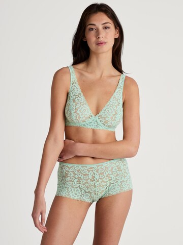 CALIDA Bustier BH 'Natural Comfort Lace' in Groen