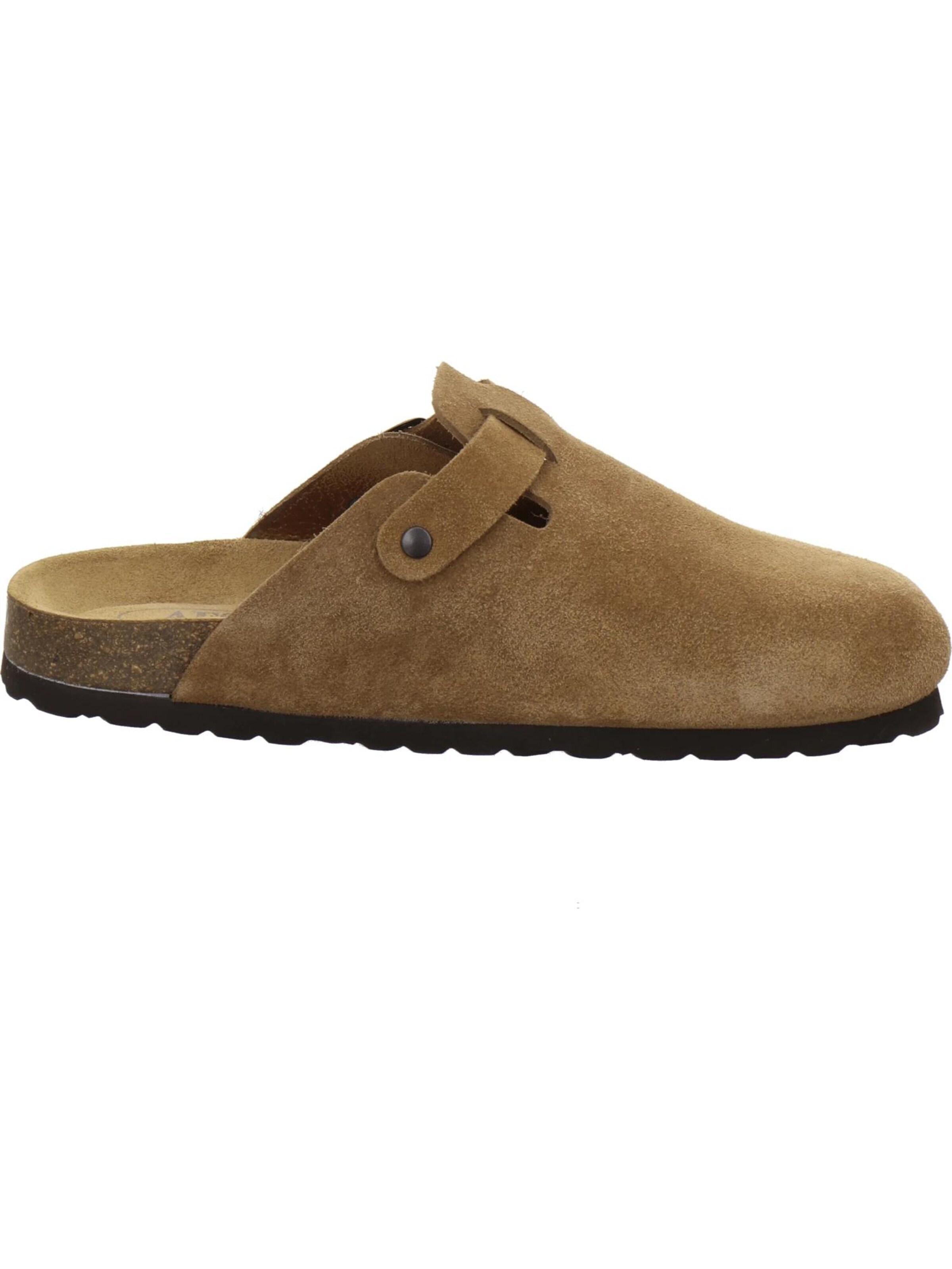 Sabots 'Clogs Herren cognac Veloursleder' AFS-Schuhe en marron