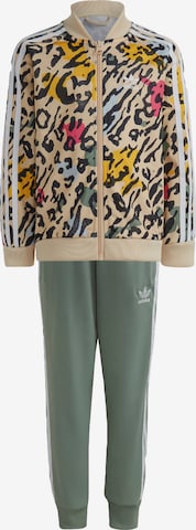 ADIDAS ORIGINALS Sweatsuit 'Animal Print Sst' in Beige: front