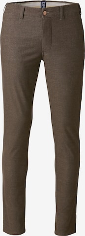 MEYER Chino trousers in Brown: front