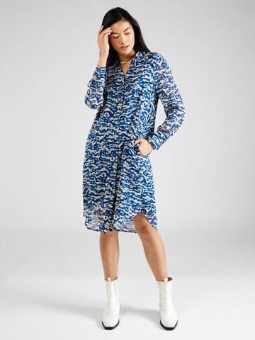 s.Oliver Shirt Dress in Blue: front