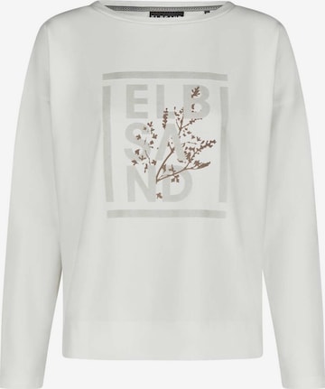 Elbsand Sweatshirt 'Adda' in Wit: voorkant