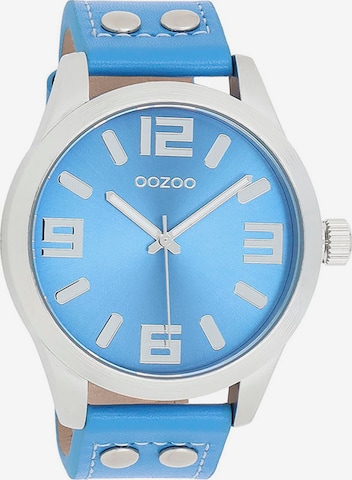 OOZOO Analog Watch in Blue: front