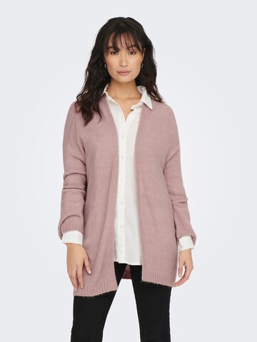 JDY Knit cardigan 'Charly' in Pink: front