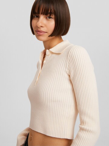 Bershka Sweater in Beige