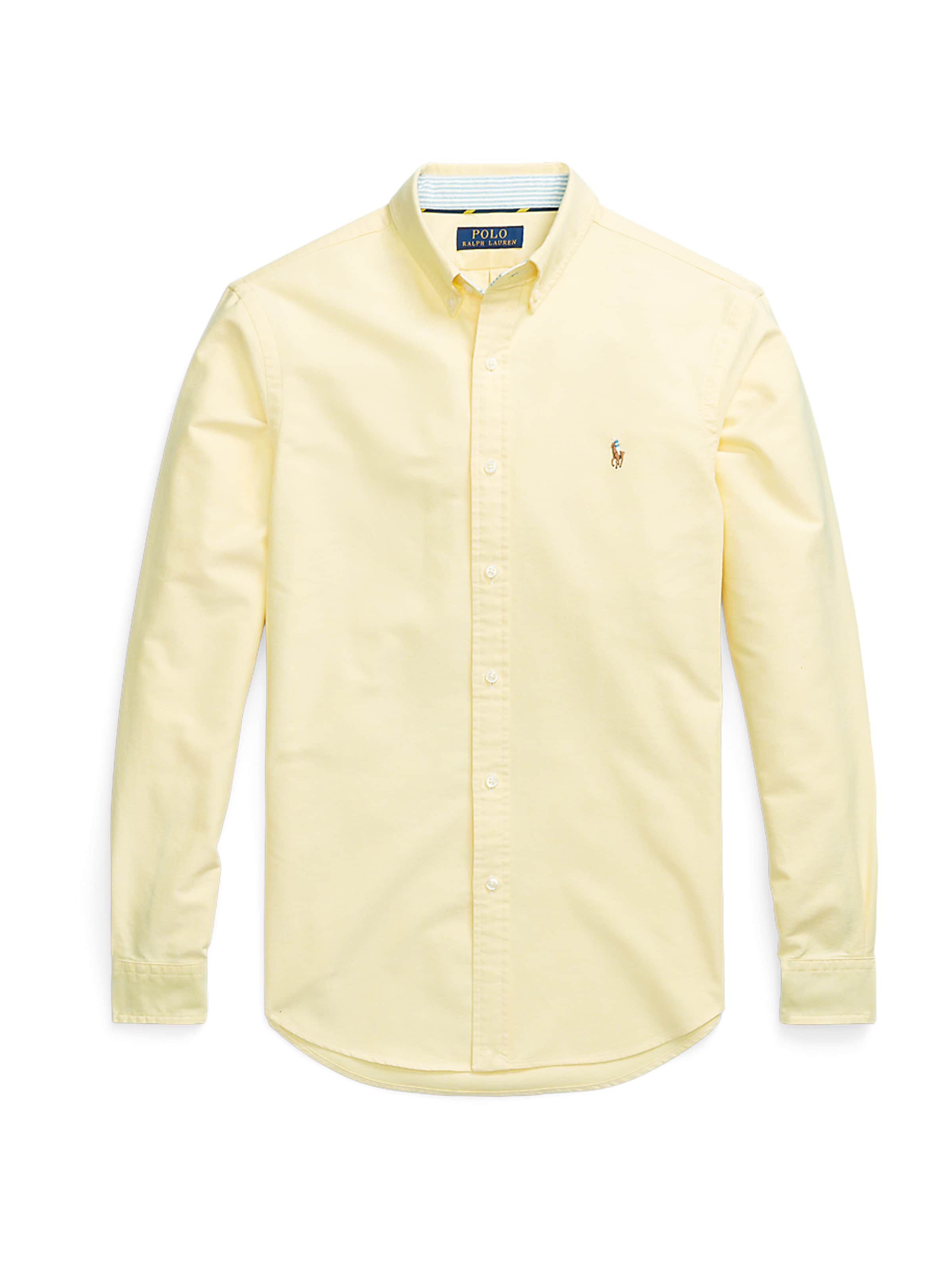 Coupe slim Chemise Polo Ralph Lauren en jaune : devant